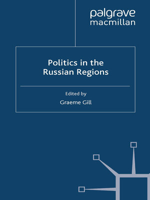 cover image of Politics in the Russian Regions